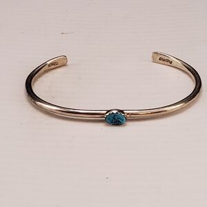 Sterling Navajo Turquoise Cuff  Bracelet